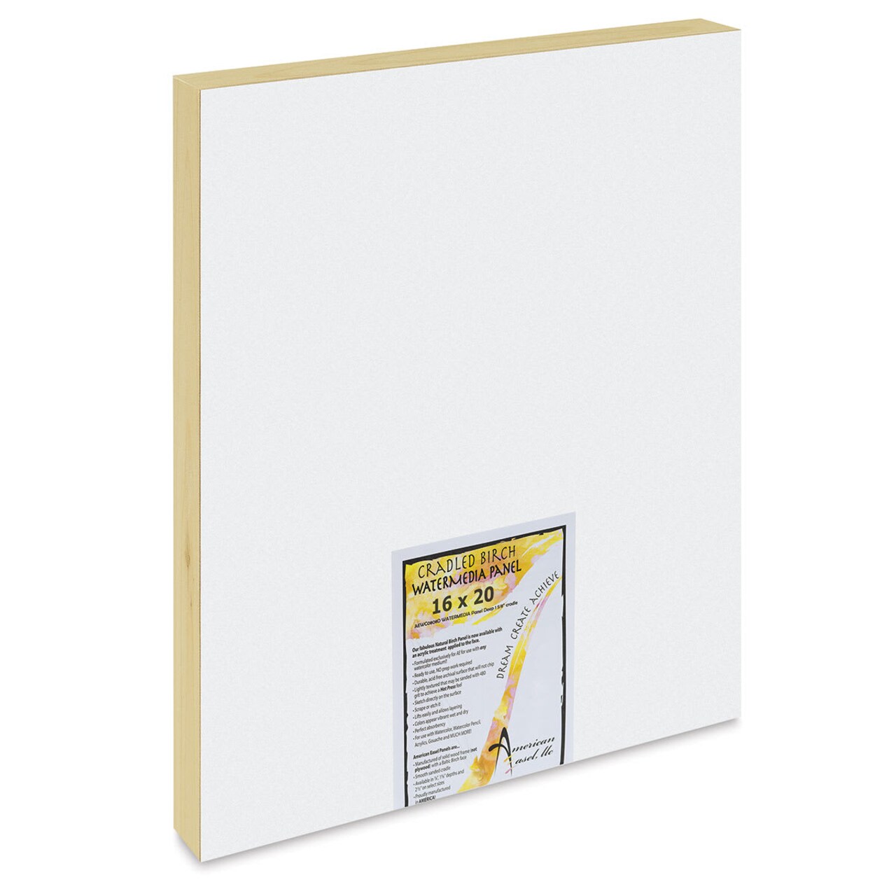 American Easel WaterMedia Panel - 16" x 20", Gallery Profile 1-5/8"